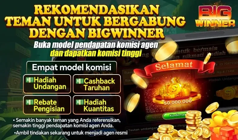 Rekomendasikan Teman Untuk Bergabung Dengan BIGWINNER